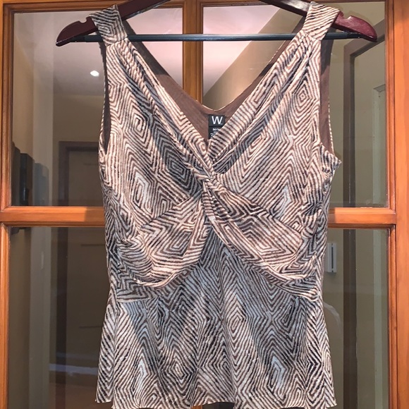 brown blouse size M - Picture 1 of 1